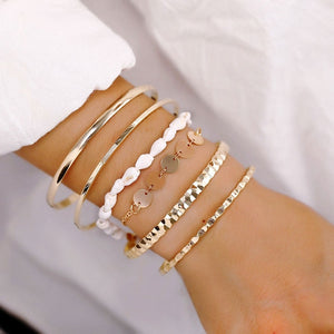 Set 6Pcs/Lot High Quality Charm Beads Bracelet