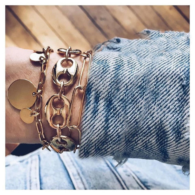 Set 6Pcs/Lot High Quality Charm Beads Bracelet