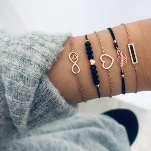Set 6Pcs/Lot High Quality Charm Beads Bracelet