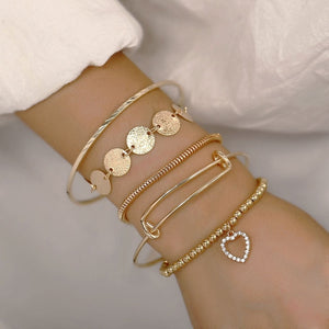 Set 6Pcs/Lot High Quality Charm Beads Bracelet