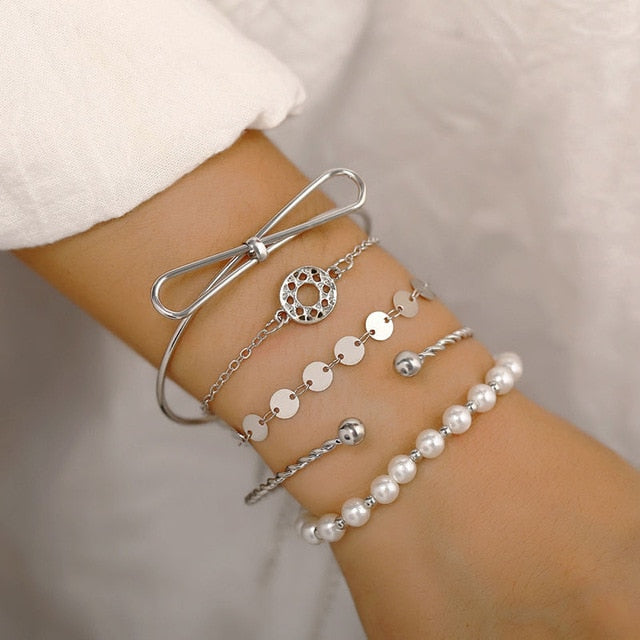 Set 6Pcs/Lot High Quality Charm Beads Bracelet