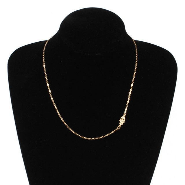 Hamsa Fatima Hand Necklace