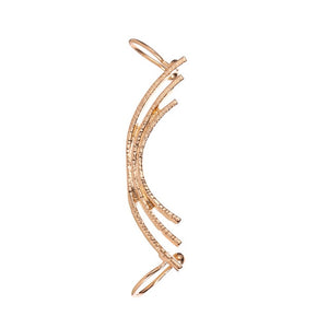 Sliver Gold Color Star Shape Long Earcuff