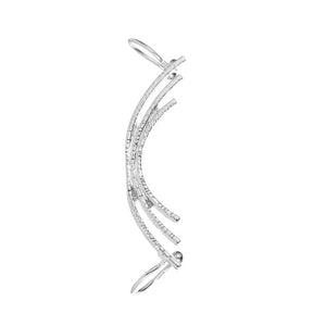 Sliver Gold Color Star Shape Long Earcuff