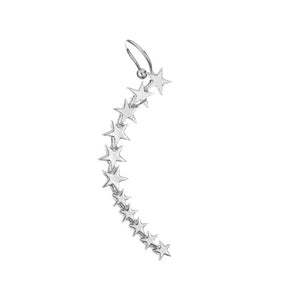 Sliver Gold Color Star Shape Long Earcuff