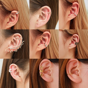 No Pierced Ear Clip Cuff Wrap Earrings