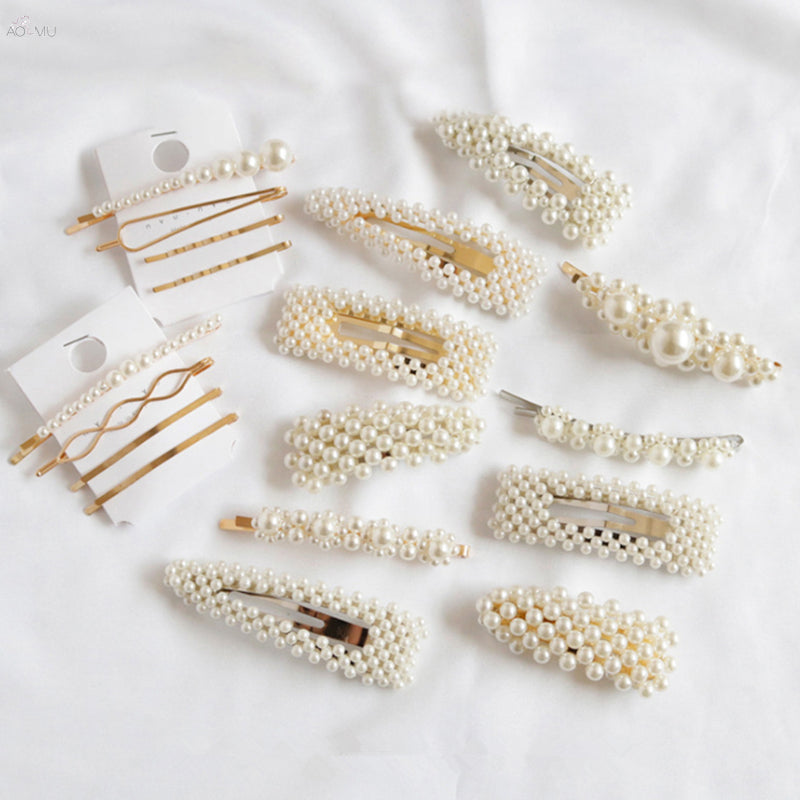 Pearl Hair Clips