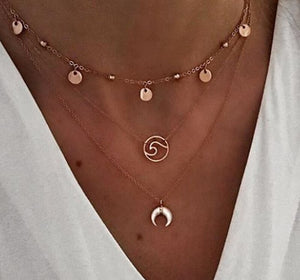 Gold Color Choker Necklace
