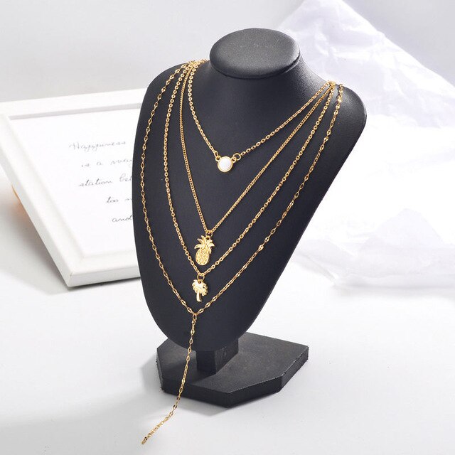 Gold Color Choker Necklace