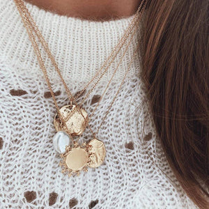 Gold Color Choker Necklace