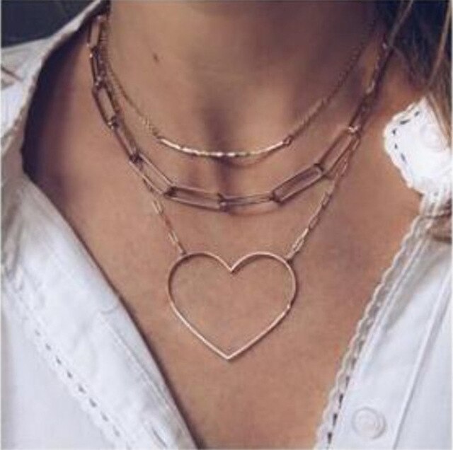 Gold Color Choker Necklace