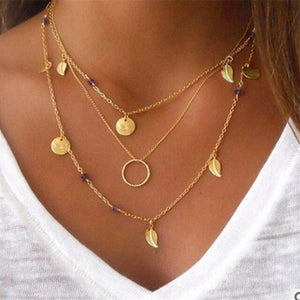 Gold Color Choker Necklace