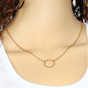 Gold Color Choker Necklace