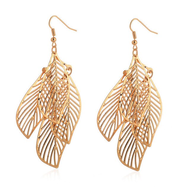 Stainless Steel Butterfly Drop Earrings