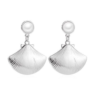 Stainless Steel Butterfly Drop Earrings