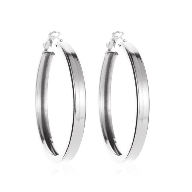 Stainless Steel Butterfly Drop Earrings