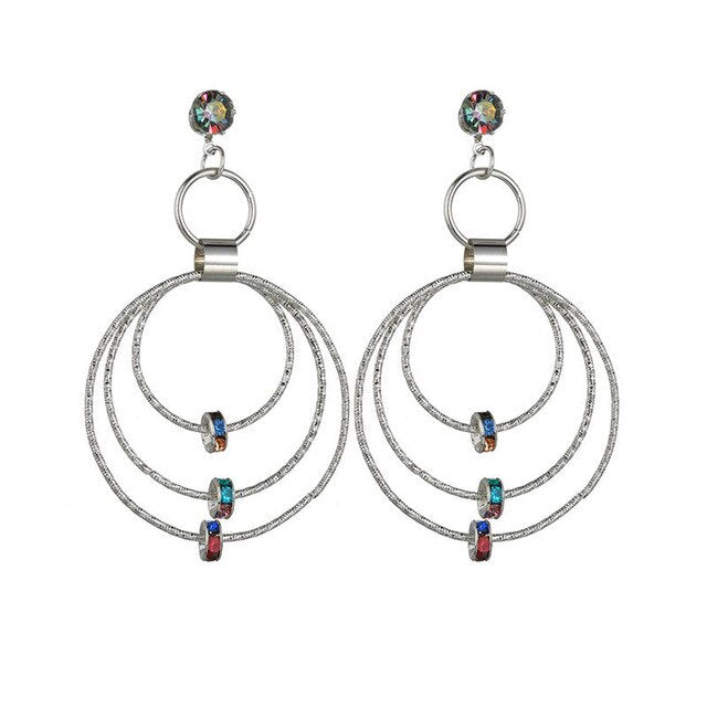 Stainless Steel Butterfly Drop Earrings