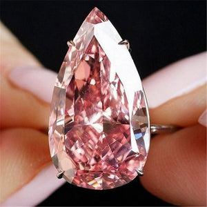 Rose Gold 2cts AAA Zircon Engagement Wedding Ring