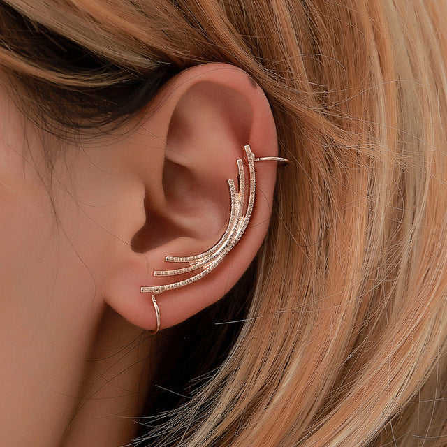 No Pierced Ear Clip Cuff Wrap Earrings