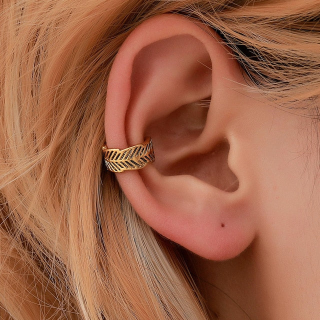 No Pierced Ear Clip Cuff Wrap Earrings
