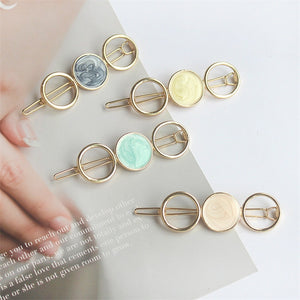 Round Star Hair Clips