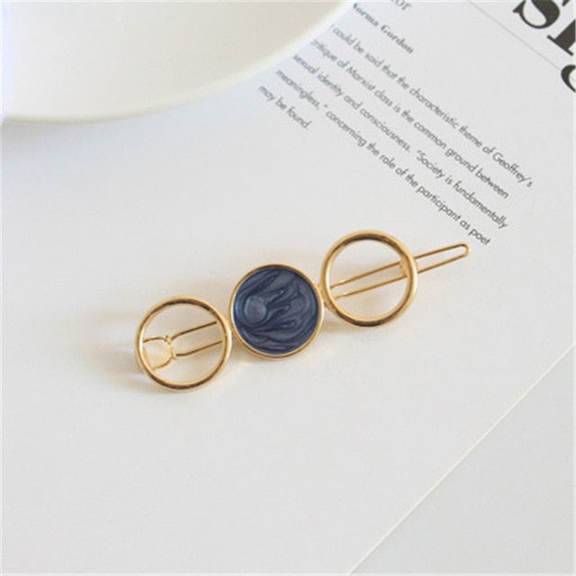 Round Star Hair Clips