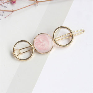 Round Star Hair Clips