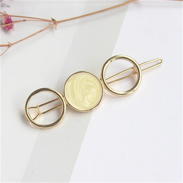 Round Star Hair Clips