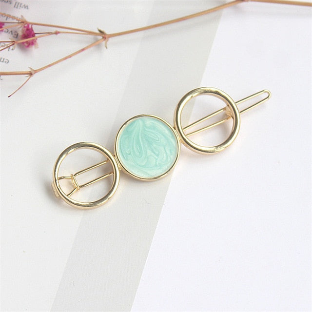 Round Star Hair Clips