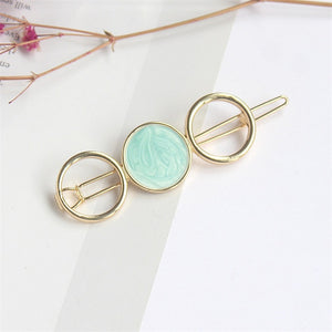 Round Star Hair Clips