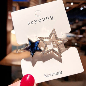 Round Star Hair Clips