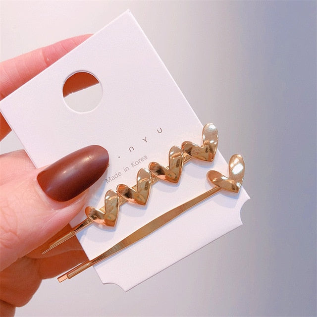Round Star Hair Clips