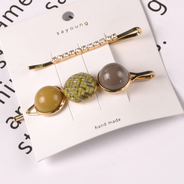 Round Star Hair Clips