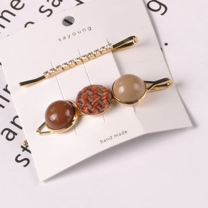 Round Star Hair Clips