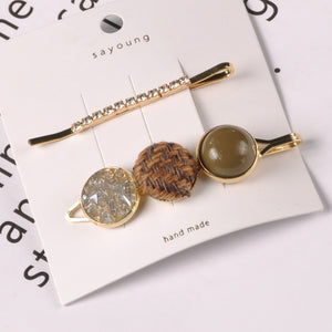 Round Star Hair Clips