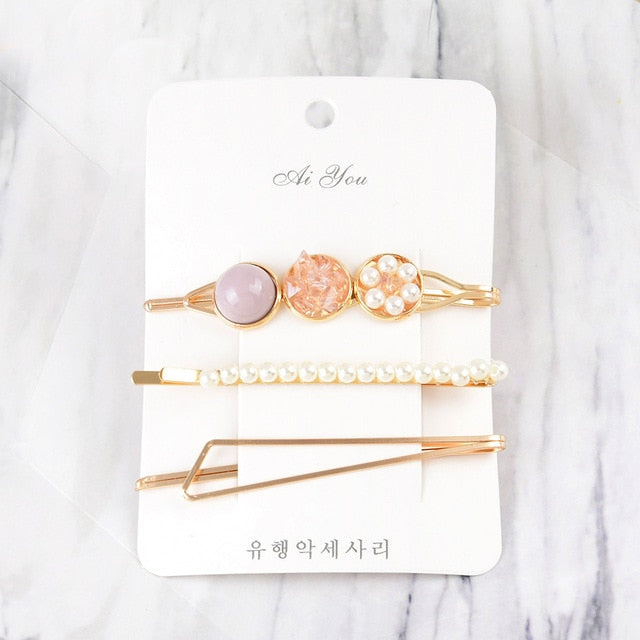 Round Star Hair Clips
