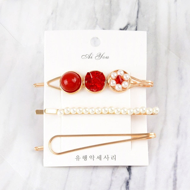 Round Star Hair Clips