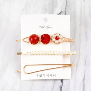 Round Star Hair Clips