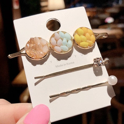 Round Star Hair Clips