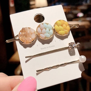 Round Star Hair Clips