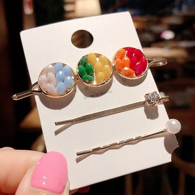 Round Star Hair Clips