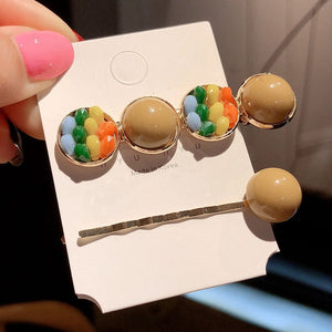 Round Star Hair Clips