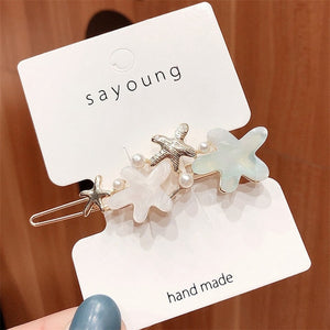 Round Star Hair Clips
