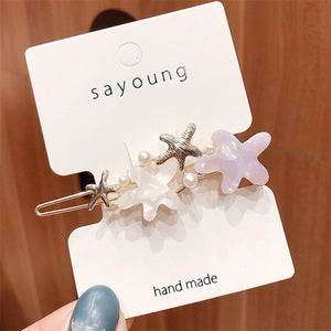 Round Star Hair Clips