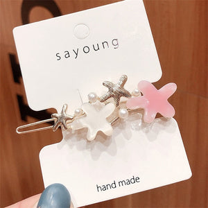 Round Star Hair Clips