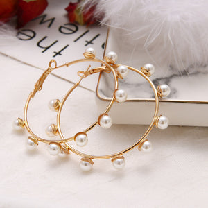 Simulated Pearl Earrings