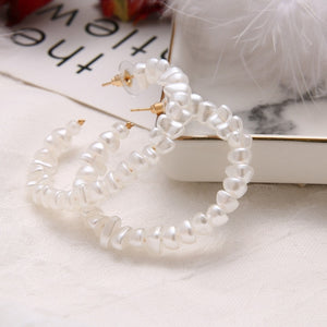 Simulated Pearl Earrings