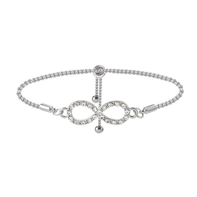 5PCs Gold Chain Bracelets Set