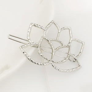 Moon Circle Geometric Hair Clip