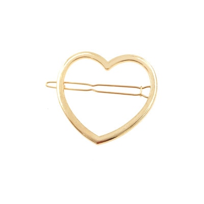 Moon Circle Geometric Hair Clip